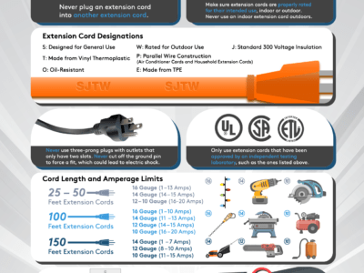 Extension Cord Safety Tips