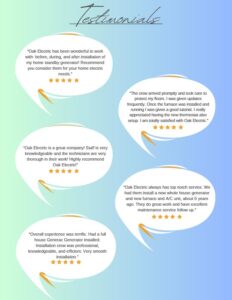 Oak Electric Reviews